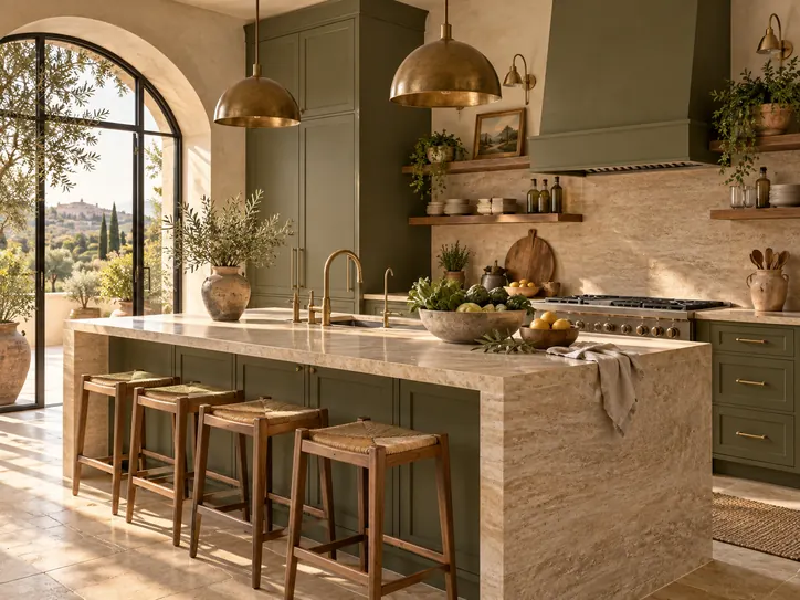 Olive kitchen retreat